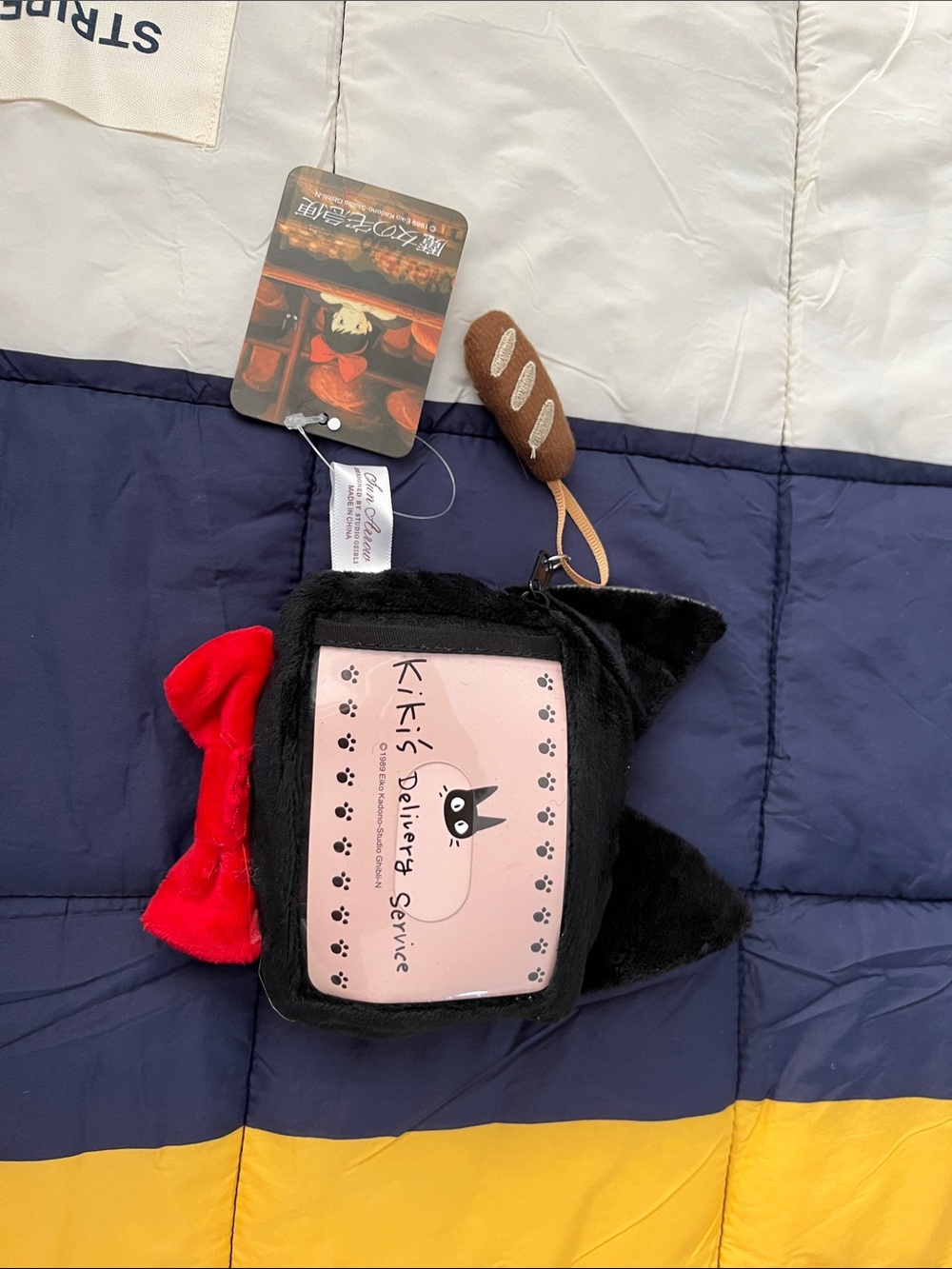 Studio Ghibli Kiki's Delivery Service Jiji Reel Pass Case NWT -CCO price - Picture 2 of 8
